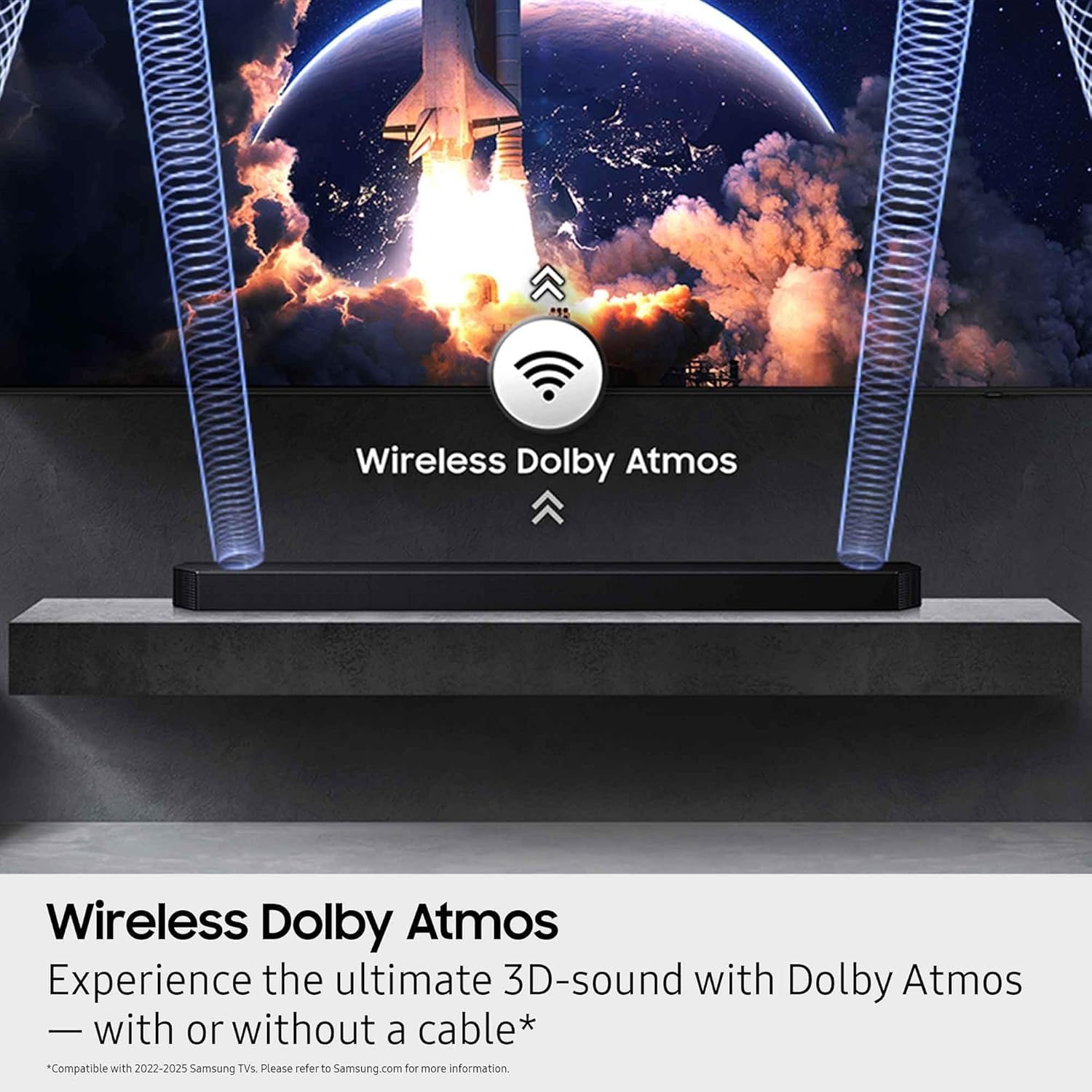 Samsung Q-series Soundbar HW-Q990F 11.1.4 ch Subwoofer & Rear Speaker (2025) (Used like new)