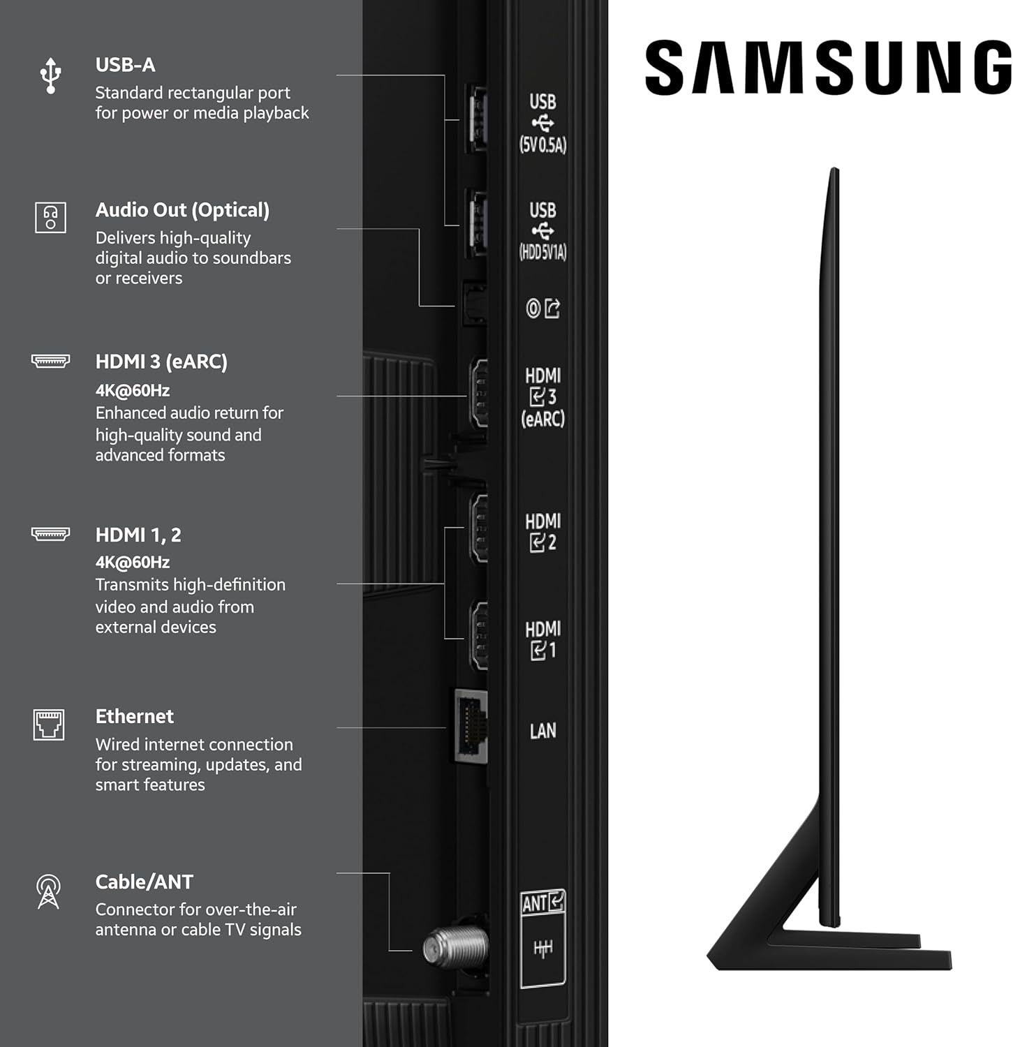 Samsung 75" Class QLED Q8F 4K Samsung Vision AI Smart TV (2025) - QN75Q8FAAFXZA