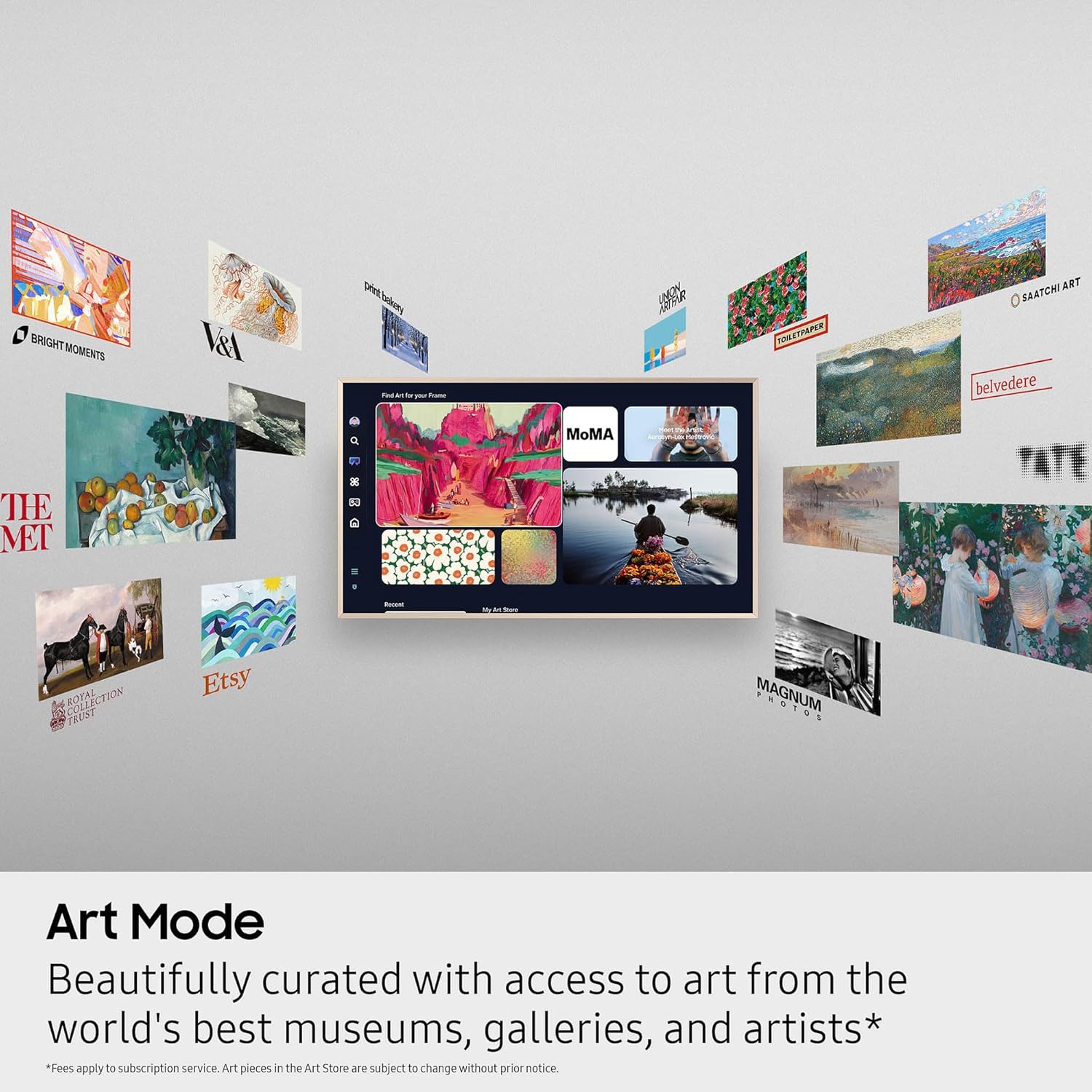 Samsung 85" Class The Frame Pro LS03FW Neo QLED 4K Art Mode Samsung Vision AI Smart TV (2025) - QN85LS03FWFXZA