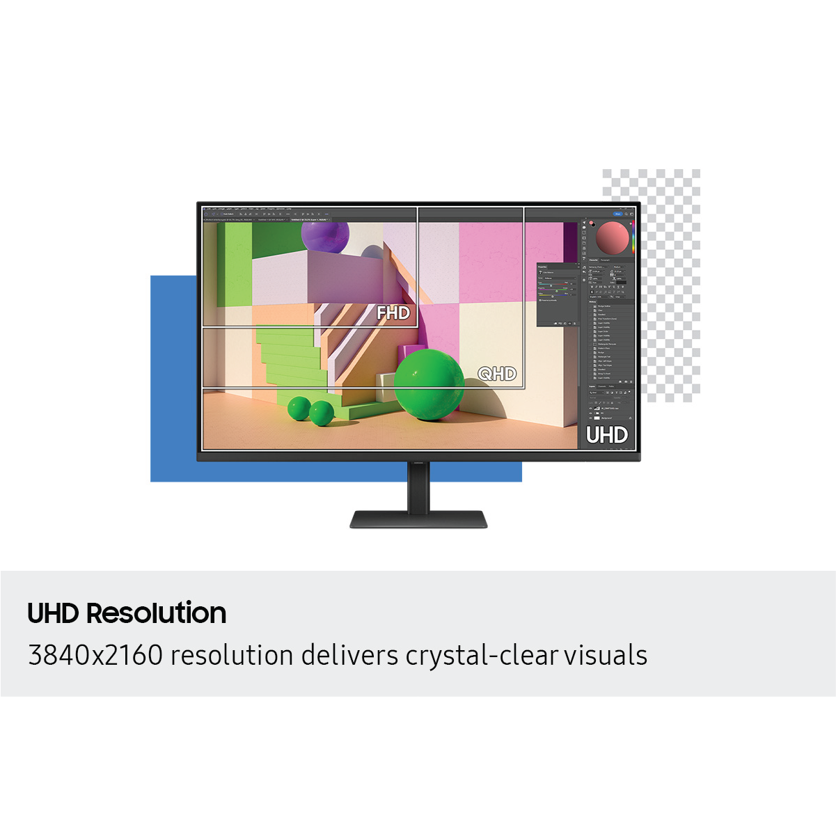 Samsung 37 " ViewFinity S8 S80UD UHD Monitor - LS37D800UANXZA (2025)