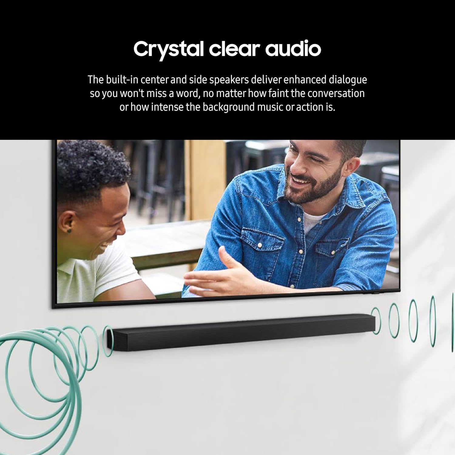 Samsung B-series 5.1ch. DTS Virtual: X Soundbar w/Bass Boost (2024) - HW-B750D
