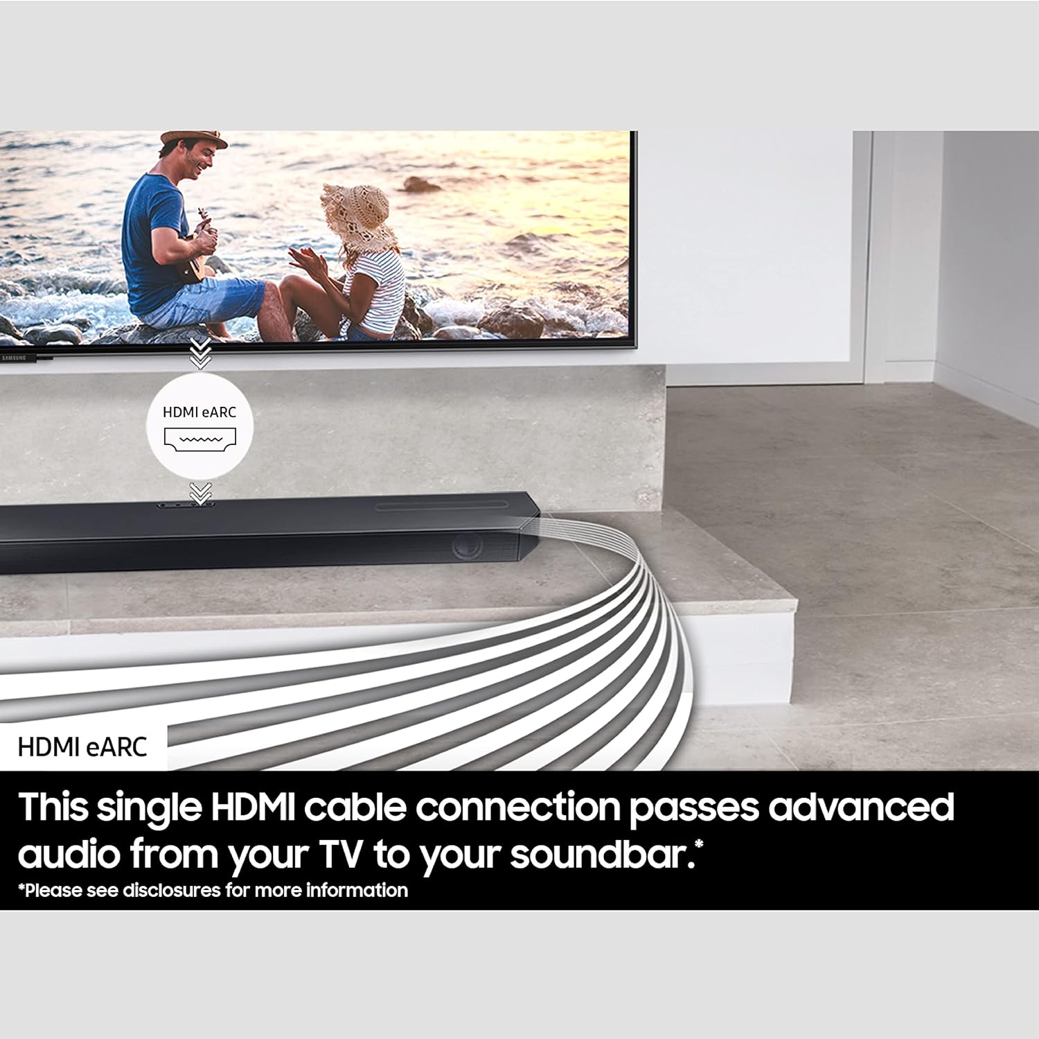Samsung HW-Q600C Q-series 3.1.2 ch. Dolby ATMOS Soundbar w/ Q-Symphony (2023) - HW-Q600C