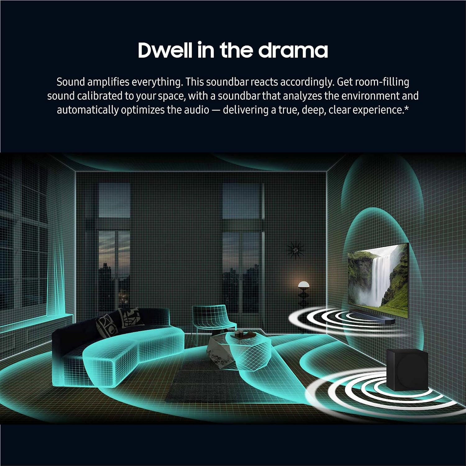 Samsung HW-Q910C/ZA Q-series 9.1.2 ch. Wireless Dolby ATMOS Soundbar (2023) - Q910C
