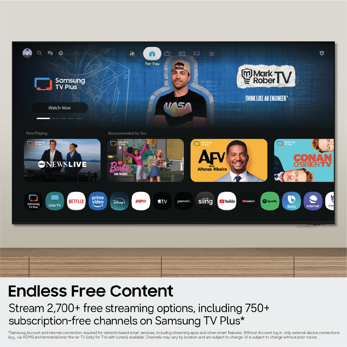 Samsung 65" Mini LED M70H Samsung Vision AI Smart TV (2026) - UN65M70HAFXZA