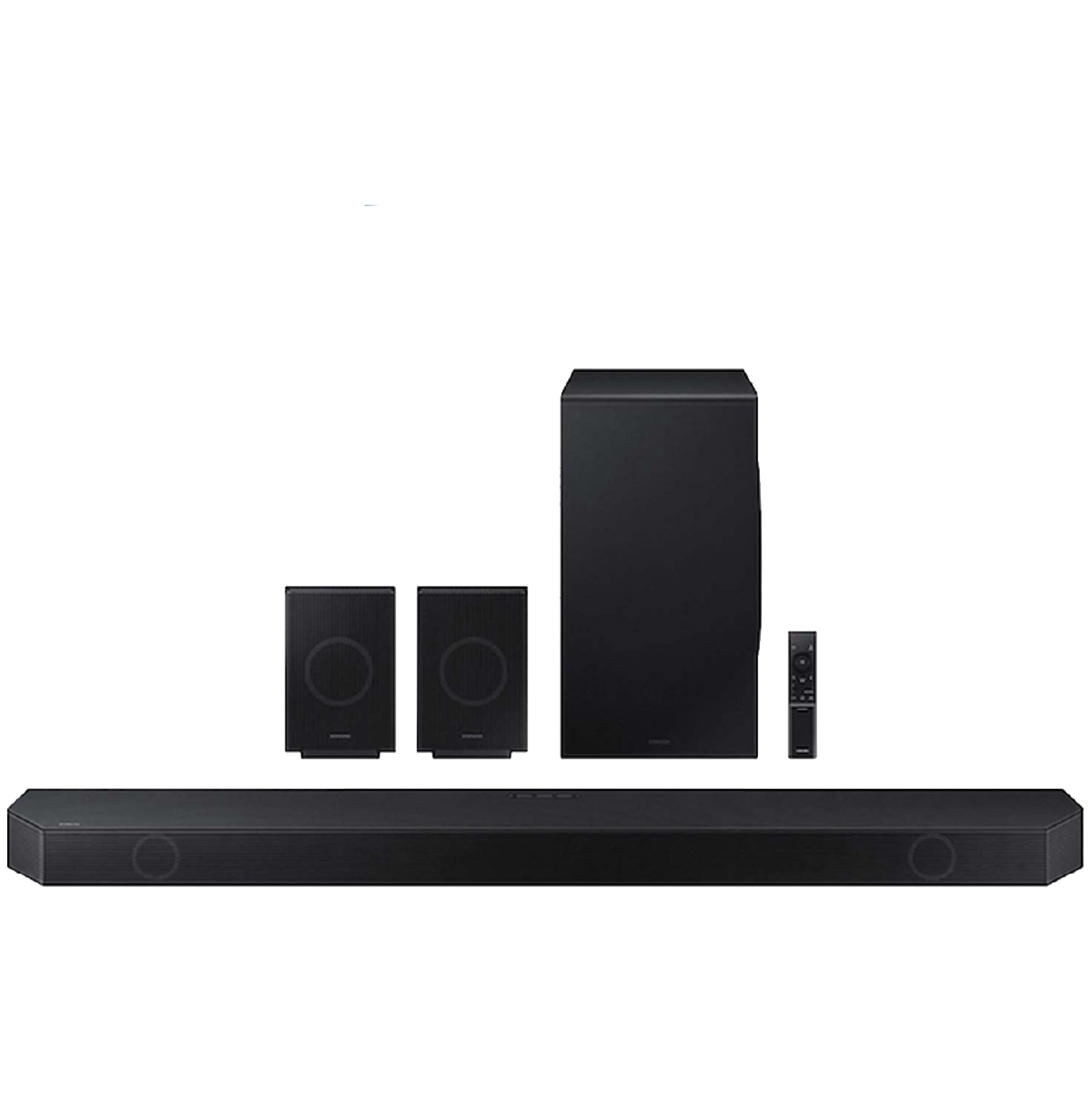 Samsung Q-series 11.1.4 ch. Wireless Dolby ATMOS Soundbar (2024) - HW-Q990D + 2 YR Accidental Repair Plan Extended Warranty