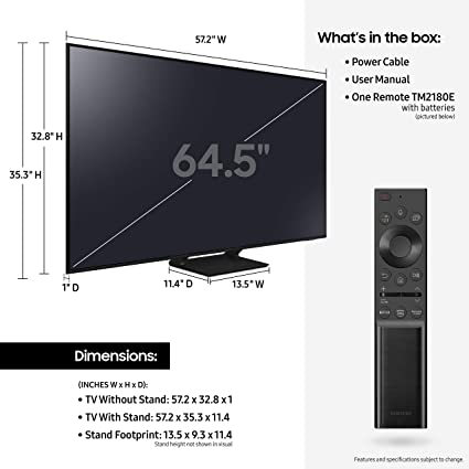Samsung 65" Class Q70A QLED 4K Smart TV (2021) - QN65Q70AAFXZA