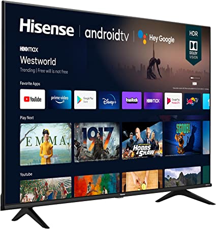 Hisense 43" Class 43A6G  4K Ultra HD Android Smart TV (2021) - 43A6G8