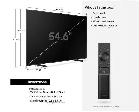 Samsung 55" Class - The Frame LS03T QLED HDR Smart TV (2020) - QN55LS03TAFXZA