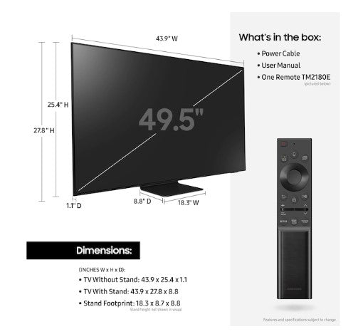 Samsung 50" Class QN90A Neo QLED 4K Smart TV (2021) - QN50QN90AAFXZA