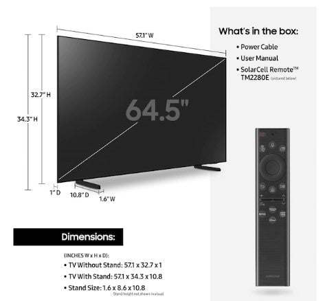 Samsung 65" Class Q60B QLED 4K Smart TV (2021) - QN65Q60BAFXZA