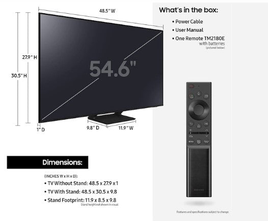 Samsung 55" Class Q70A QLED 4K Smart TV (2021) - QN55Q70AAFXZA